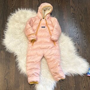 Patagonia 18-24 months Pink Hooded Snowsuit